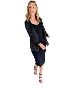 On Rumors Seamless Black Dress