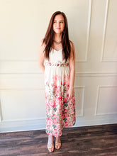 Remi Floral Belted Midi Dress