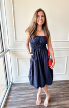 Ella Navy Bubble Dress