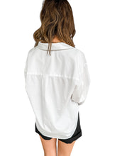 Sloane Oversized White Button Up