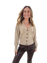 Gwen Taupe Brown Cardigan