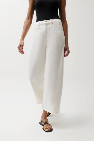 Pistola Kyra High Rise Bowed Ankle-Antique White