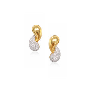 Pave Raindrop Earring by Sahira