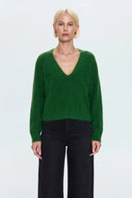 Kit V-neck Sweater Wintergreen by Pistola