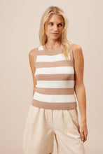 Curren Striped Top by Lucy Paris