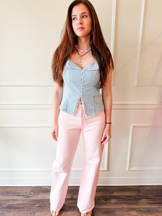 Sweetest Thing Pinstripe Top
