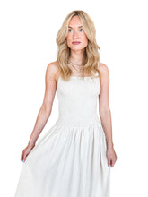 Marcella Smocked Linen Midi