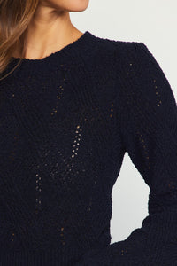 Keep it Casual Black Cable Knit Sweater