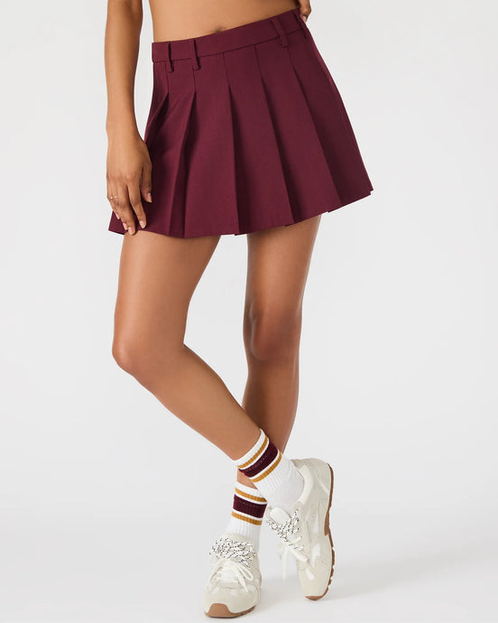 Margo Pleat Skirt by Steve Madden