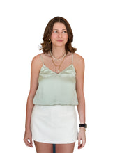 Pistachio Silky Amore Tank by Reset by Jane