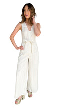 Kennedy Gold Stripe Linen Romper