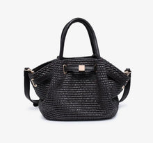 Selena Straw Crossbody Chocolate