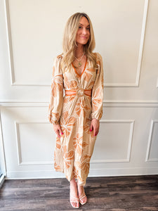 Joy Embroidered Cut Out Maxi by Adelyn Rae