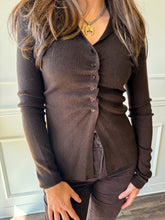 Emmi Chocolate Sweater by Jiji Studio Paris