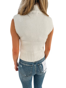 Serin Cream Sweater by Steve Madden