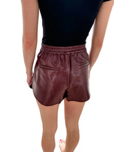 Precious Burgundy Patent Shorts