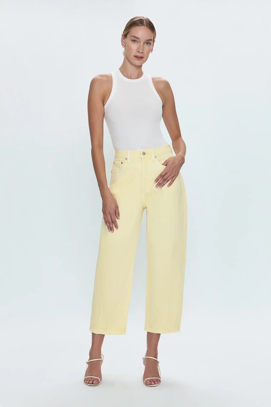 Eli Soft Buttercup Arched Leg by Pistola