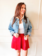 Americana Dot Mini Skirt