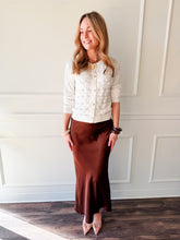 Elena Chocolate Midi Skirt