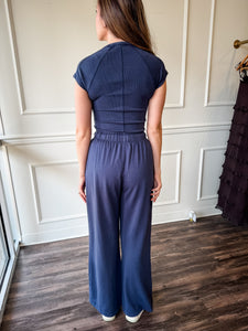 Laidback Luxe Navy Lounge Set