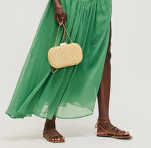 Alix Natural Straw Evening Clutch