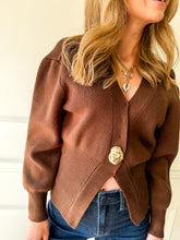 Lennox Chocolate Cardigan