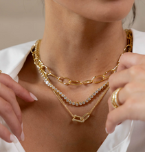 U Link Pave Necklace by Sahira