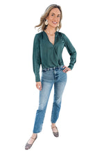 Gloria Green Blouse by Current Air