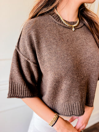 The Cashmere Club Sweater Chocolate by Habitual