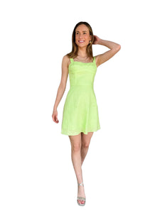 Malibu Lime Dress by Lucy Paris