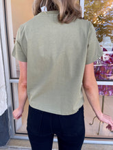 Lanie Olive Tee