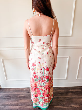 Garden Party Border Maxi Dress