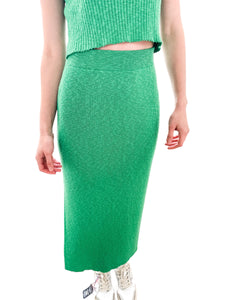 Kavala Green Skirt Set