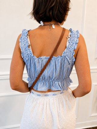 Brooklyn Gingham Top by Steve Madden