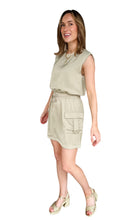 Santiago Sage Cargo Dress