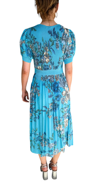 Fresh Florals Floral Pleat Midi Dress by Current Air