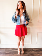 Americana Dot Mini Skirt