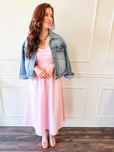 Blush Garden Midi Dress
