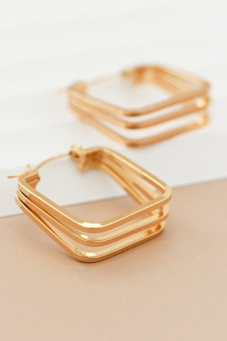 Square Tri Hoop