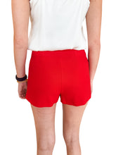 Firecracker Linen Red Skort