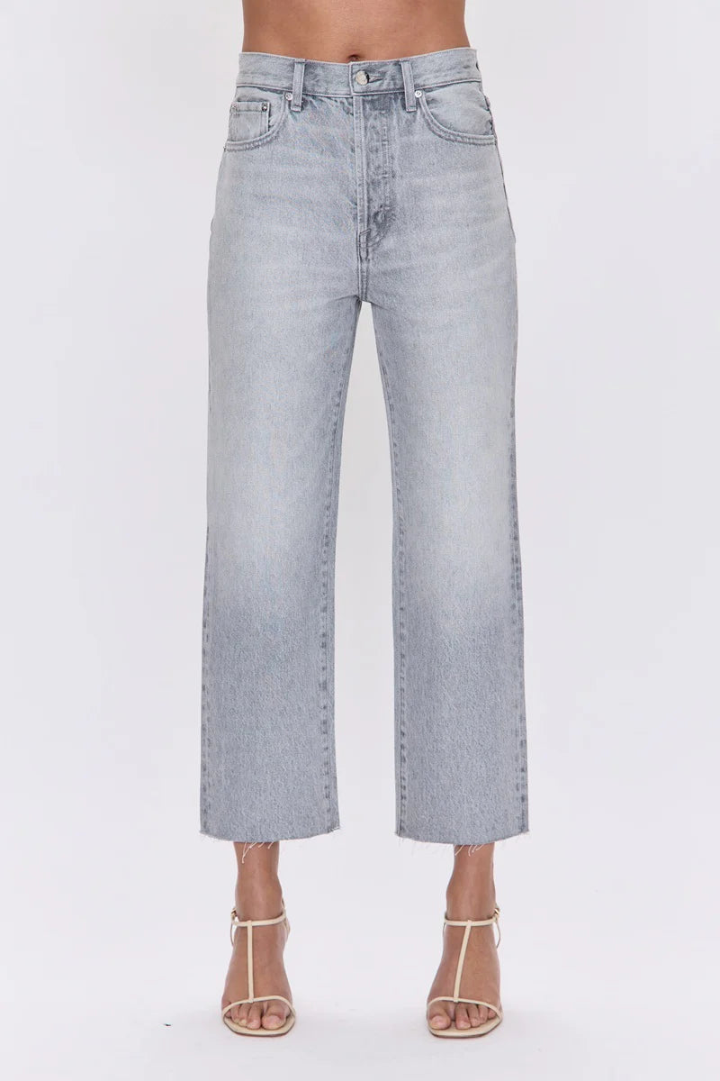 Cassie Crop Super High Rise Straight by Pistola