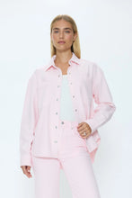 Pistola Elin Denim Shacket - Blush