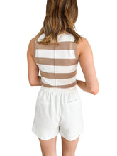 Curren Striped Top by Lucy Paris