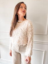 Erna Fuzzy Sweater Top by Lucy Paris
