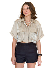 Jet Set Black Linen Shorts