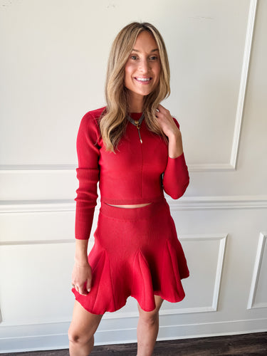 Carrie Red Set by Adelyn Rae