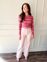 Pistola Larsen Relaxed Flare Jean in Blush