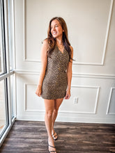 Wild Intentions Leopard Button Dress