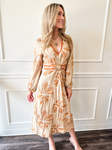 Joy Embroidered Cut Out Maxi by Adelyn Rae
