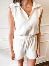 On the Go White Romper